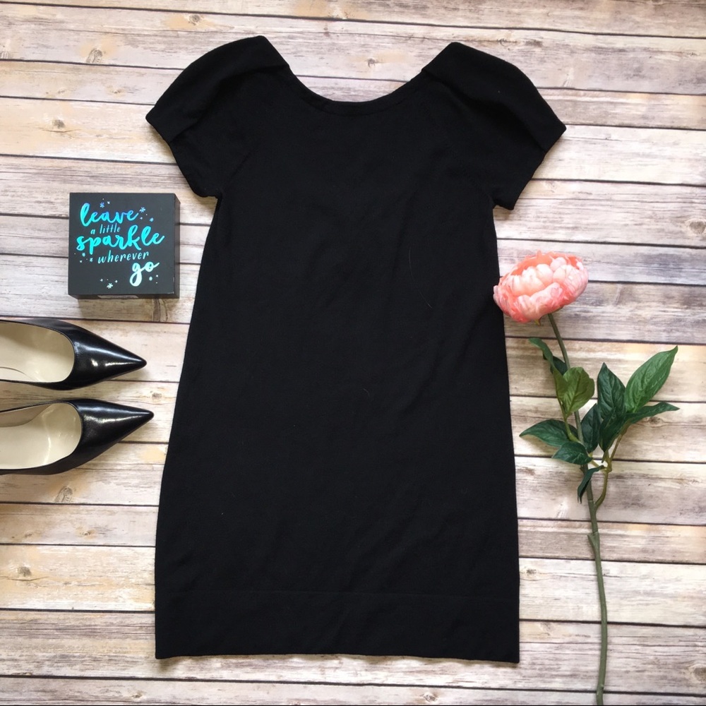Theory black shift dress